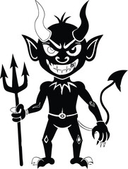 dracula devil silhouette illustration black and white