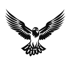 bird vector graphic, black and white, silhouette, colourful