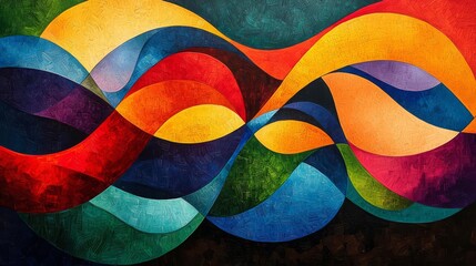 German Unity Day freedom Artistic depiction of East and West Germany merging into one, with vibrant colors and dynamic lines, Germany unification, abstract art, national identity