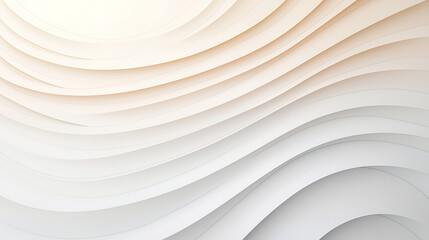Obraz premium white artistic wavy wall background
