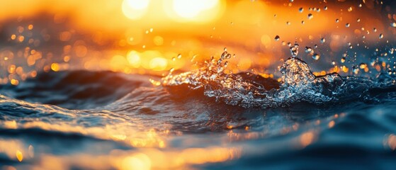 Illuminating Aquatic Beauty - Photographer Capturing Ethereal Light Reflecting on Water Surface for Stock Images