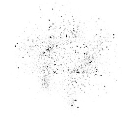 Obraz premium Elements of spray paint, ink blots. Vector illustration