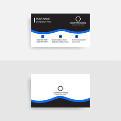  Corporate business card design template , Creative and Clean Business Card Template.
