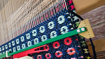 Making carpets from recycled textiles showcases Finnish artistry and manual craft. Handmade rugs...