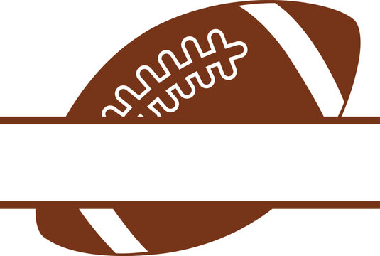 recommend clip art: Football clip art design on plain white transparent isolated background for card, shirt, hoodie, sweatshirt, apparel, card, tag, mug, icon, poster or badge, tailgates and touchdowns