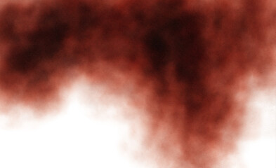 Watercolor paint stain texture overlay, realistic cutout, transparent background. Watercolor brushstrokes paint stain dirty strokes.