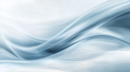 Fototapeta premium Abstract Blue And White Wave Pattern Background