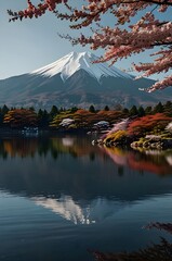 Obraz premium mountain in autumn season