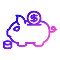 piggy bank icon