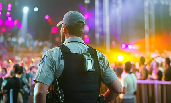 Security Guard at a Concert