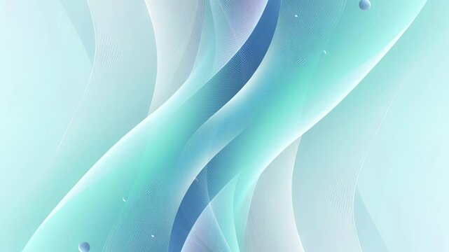4k Abstract Abstract blue wave background with smooth flowing curves and a digital texture