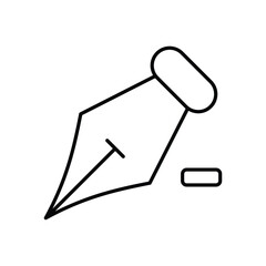 delete point line icon with white background vector stock illustration