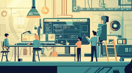 Little people test quality assurance in software