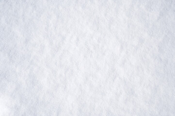 The texture of the snow. Winter white background. view from above