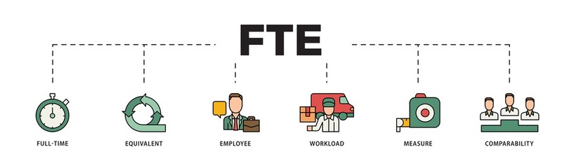 FTE icon infographic illustration concept with icon of defi, white paper, play to earn, digital token, nft, blockchain, pool rewards and staking icon png and easy to edit 