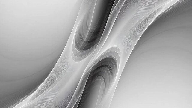Smooth silver texture with flowing lines and soft waves, creating an abstract and elegant background