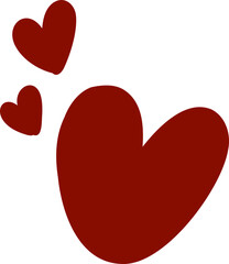 Handdrawn Doodle Heart Illustration