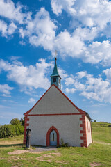 The Walburgis Chapel, located on the Ehrenbürg, called Walberla, in Franconian Switzerland