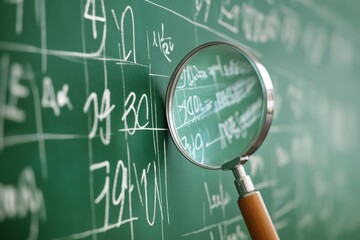 Magnifying mathematics: Exploring equations on blackboard
