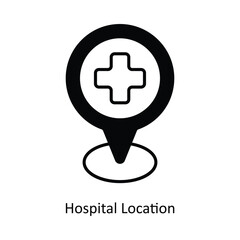 Obraz premium Favorite Location vsolid icon style illustration. EPS 10 File