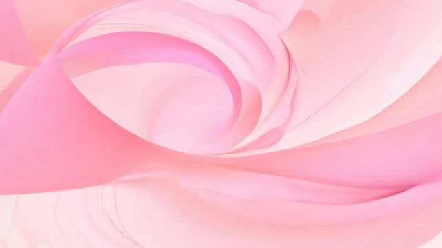 Delicate swirling pink patterns create a soothing visual flow in a tranquil setting