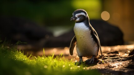 Obraz premium Charming Penguin in Natural Habitat