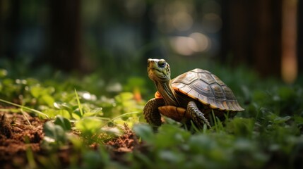 Tortoise in Natural Habitat