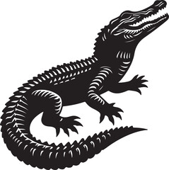 alligator silhouette