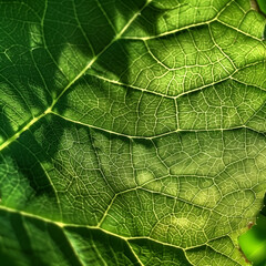Obraz premium close-up of green leaves