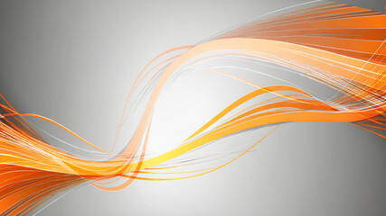 abstract orange silver lines curve on grey background for design banner poster wallpaper