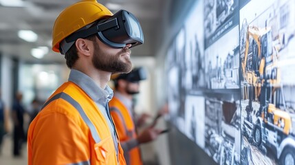 Cutting-Edge VR Simulation for Construction Safety, Engineers in Virtual Environments