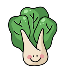 cute vegetables and fruits 