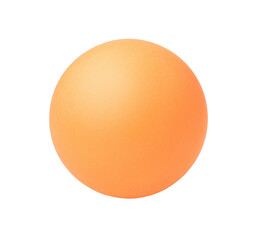 Single yellow ping pong ball