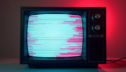 Glitch Noise Static VFX Pack - CRT TV Screen No Signal and Visual Effects Stripes Background
