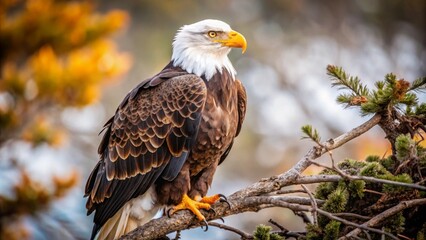 Obraz premium american bald eagle