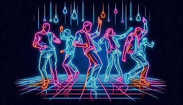 people party nightclub nightlife dancing dance floor energetic music moves
