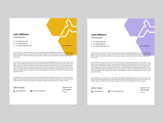  Modern business and corporate letterhead template
