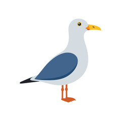 Obraz premium Seagull-vector illustration.