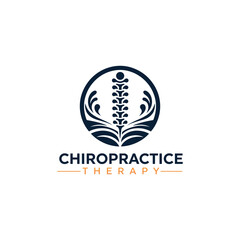 Chiropractic logo vector, spine health care, spine care, chiropractic symbol vector logo design, Human spine symbol , backpain relief, bone care