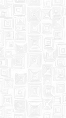 Squares, Cubes, 3D Shapes White, Abstract Image, Texture, Background For, Wallpaper, Cover and Screen of Smartphone, Cell Phone, Computer, Laptop, 9:16 and 16:9 Format