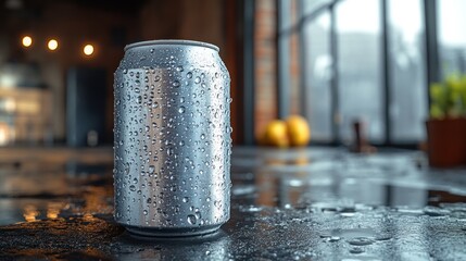 Cold Can on a Table