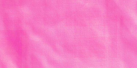 Plastic pink satin fabric texture soft blur background.  Pattern of pink crumpled fabric. white fabric textured crumpled white paper background. panorama craft wrinkly paper texture background.