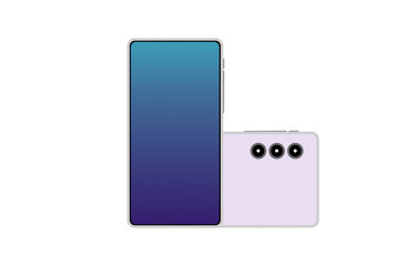 Smarthphone illustration isolated on white background