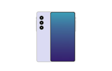 Smarthphone illustration isolated on white background