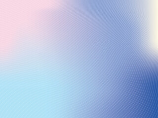 Multicolour Pastel tint gradient background with wavy lines texture