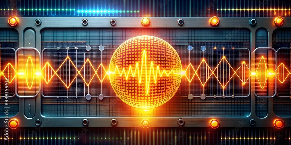 Poster quantum processor power: a futuristic cpu pulsates with energy, illuminating the intricate circuitry