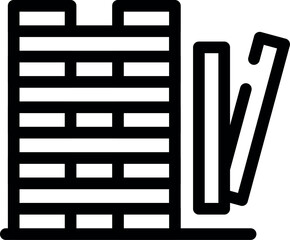 Concept of risk management with a business situation symbolized by wooden blocks