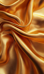 shiny golden satin cloth