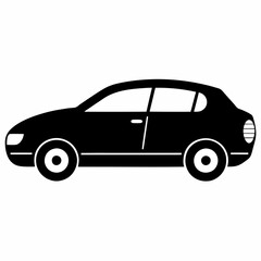 Zip Car Black silhouette