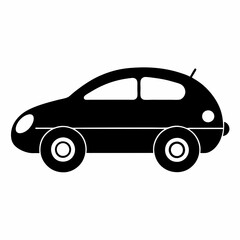 Zip Car Black silhouette